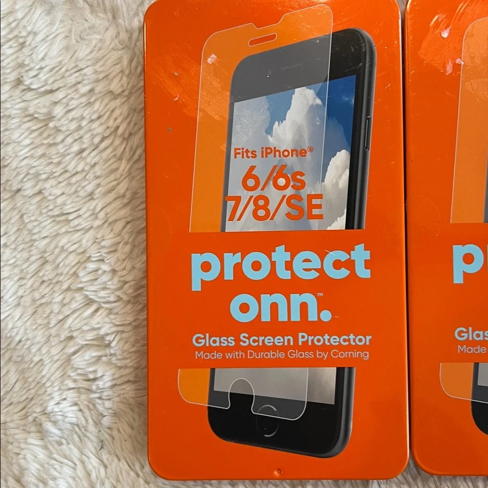 Lot 5 Protect Onn. iPhone glass screen protector Fits 6/6s/7/8/SE